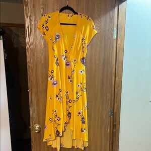 Floral Yellow free people dress